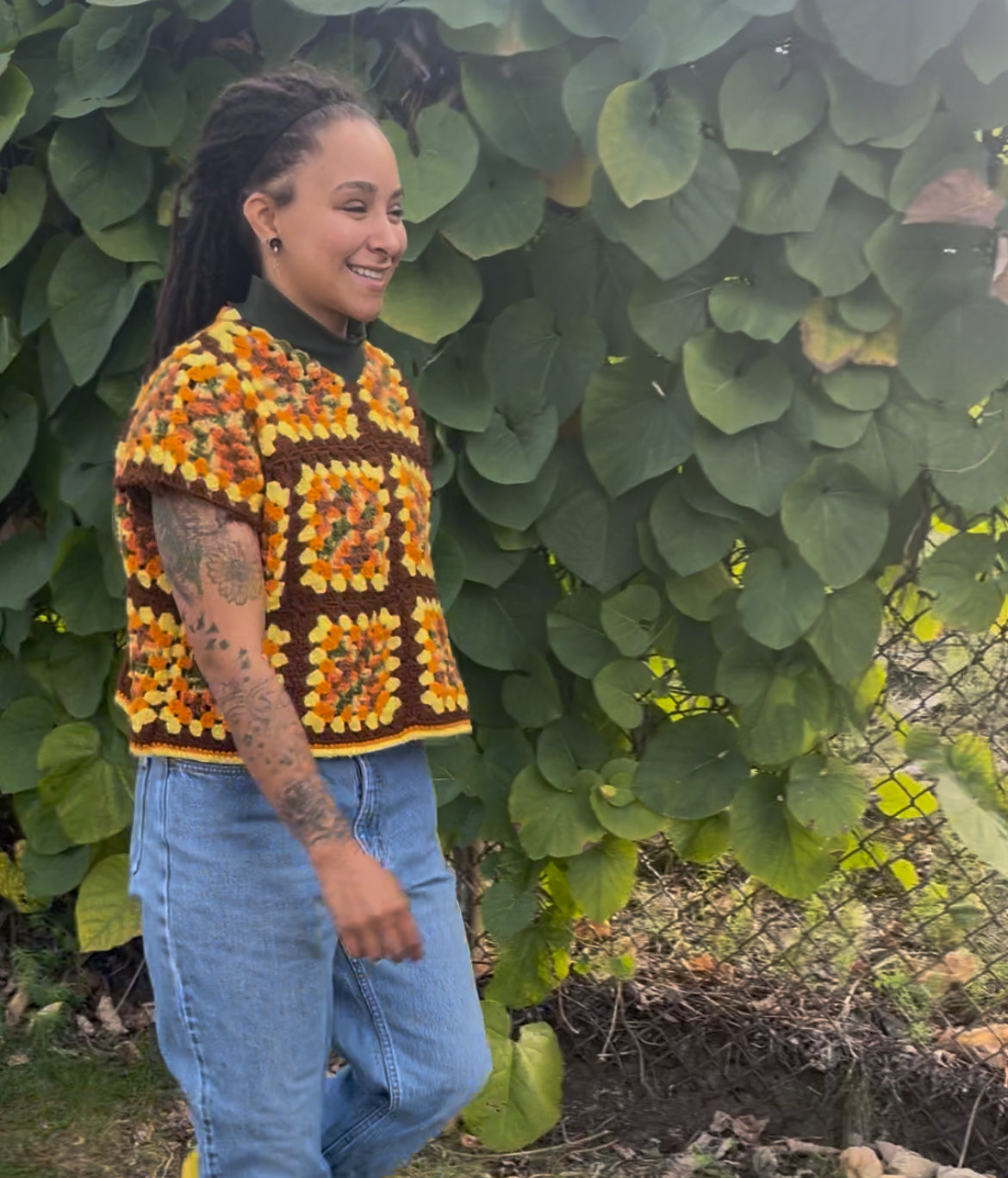 Sunny harvest vintage crochet