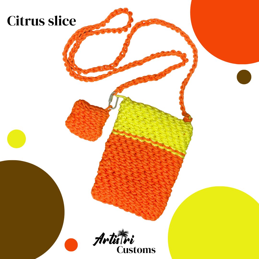 Citrus Slice Crossbody Bag 🍊✨