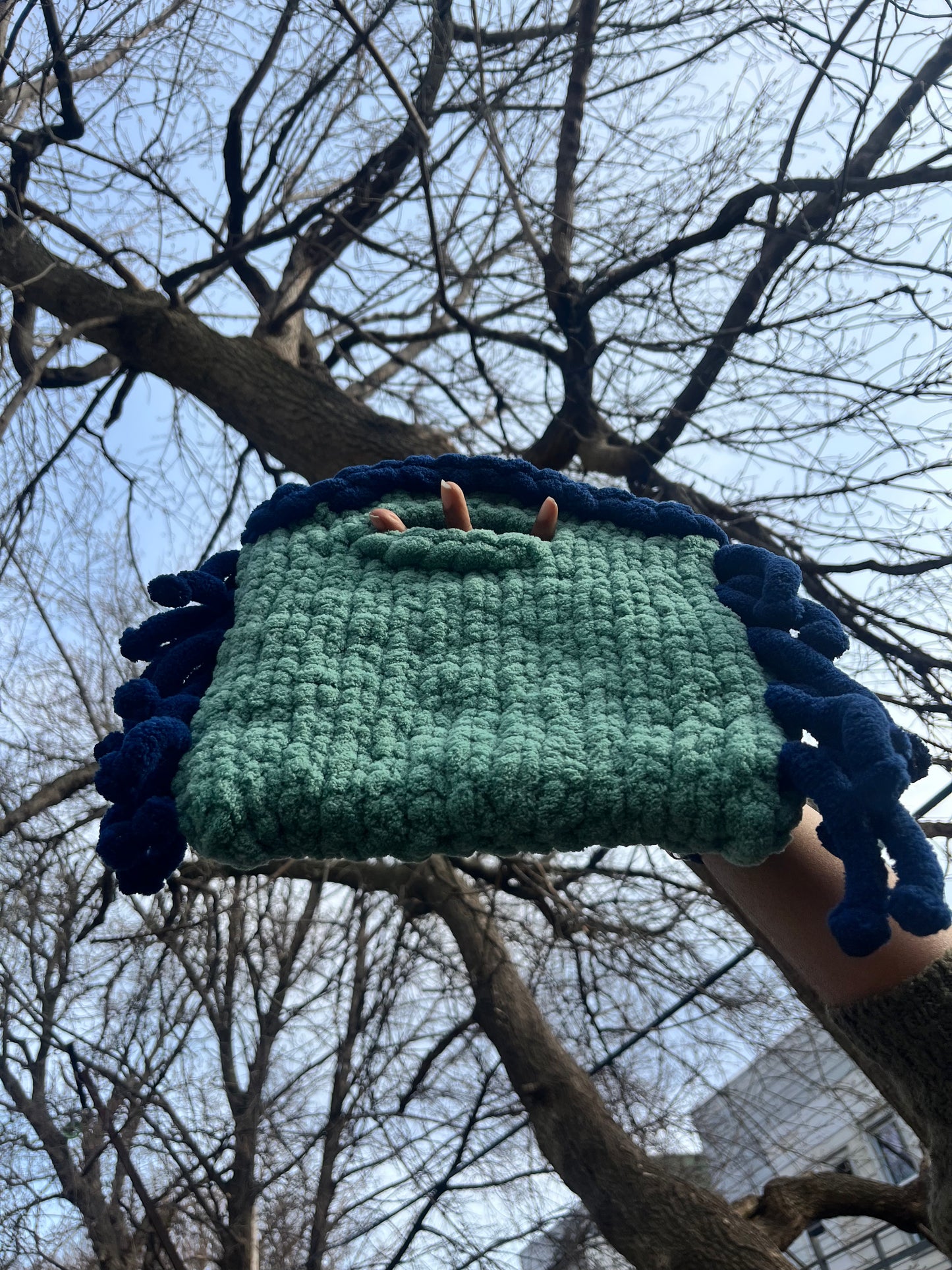No Hassle Tassel Large Clutch