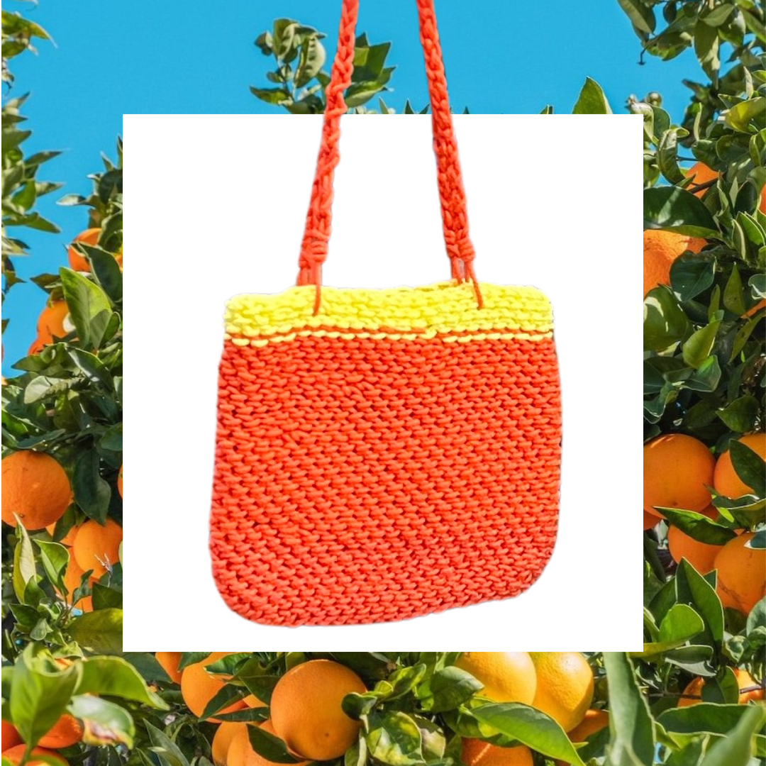 Citrus Twist Paracord Rope Bag
