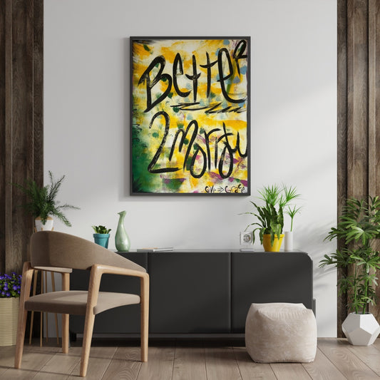 "Better 2Morrow" – 16x20 Original Mixed Media Canvas