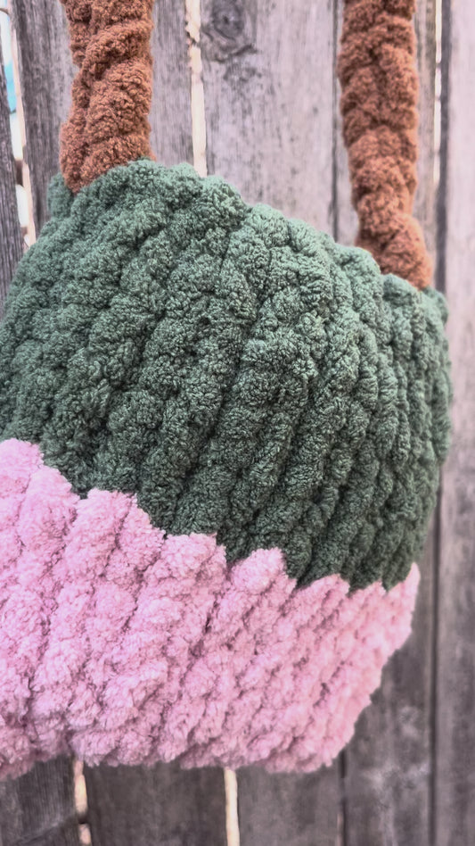 Strawberry Matcha Crossbody Bag
